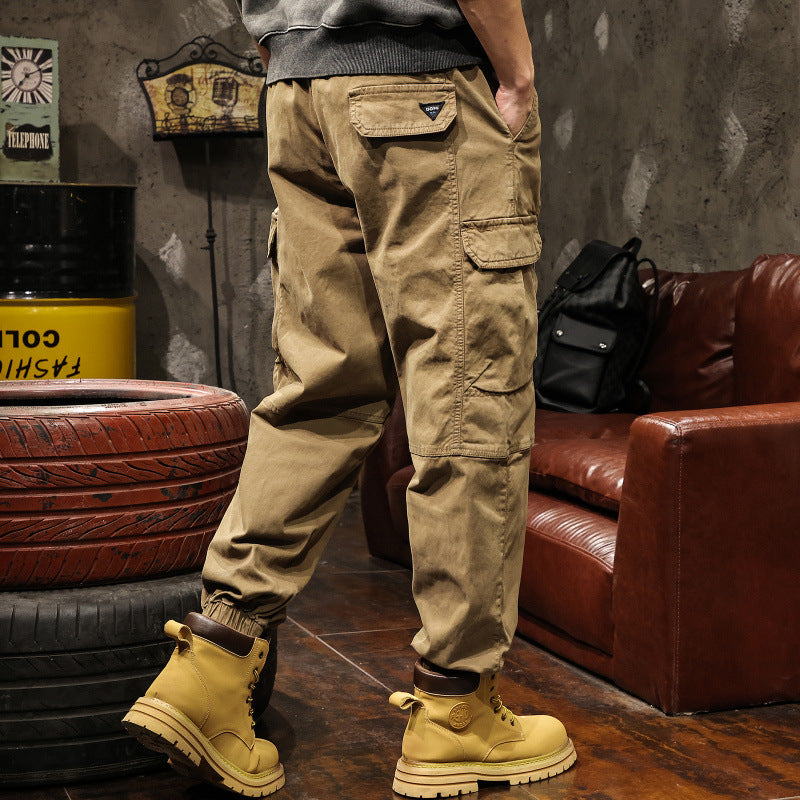 Herren Cargo-Hose mit elastischem Bund und praktischen Seitentaschen Drune