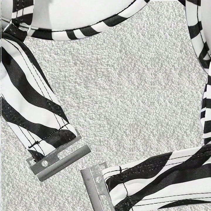 Damen Triangel-Bikinioberteil mit raffinierten Rüschendetails und verstellbaren Trägern Drune