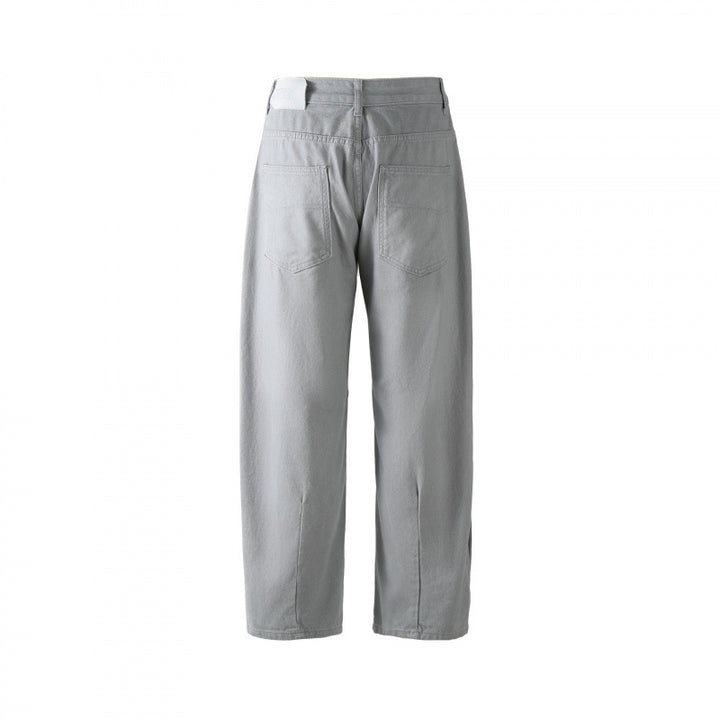 Herren Lässige Relaxed‑Fit Jeanshose mit Ziernähten und Knieabnähern Drune