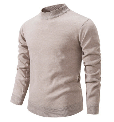 Herren Hochwertiger Strickpullover mit modernem Stehkragen Drune