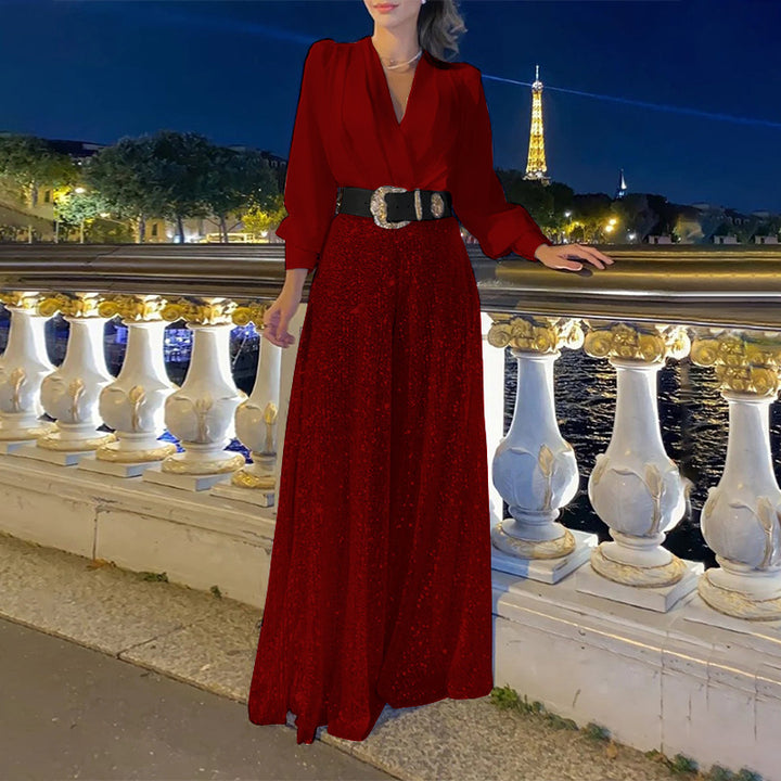 Damen Glamouröser Abendkleid Drune