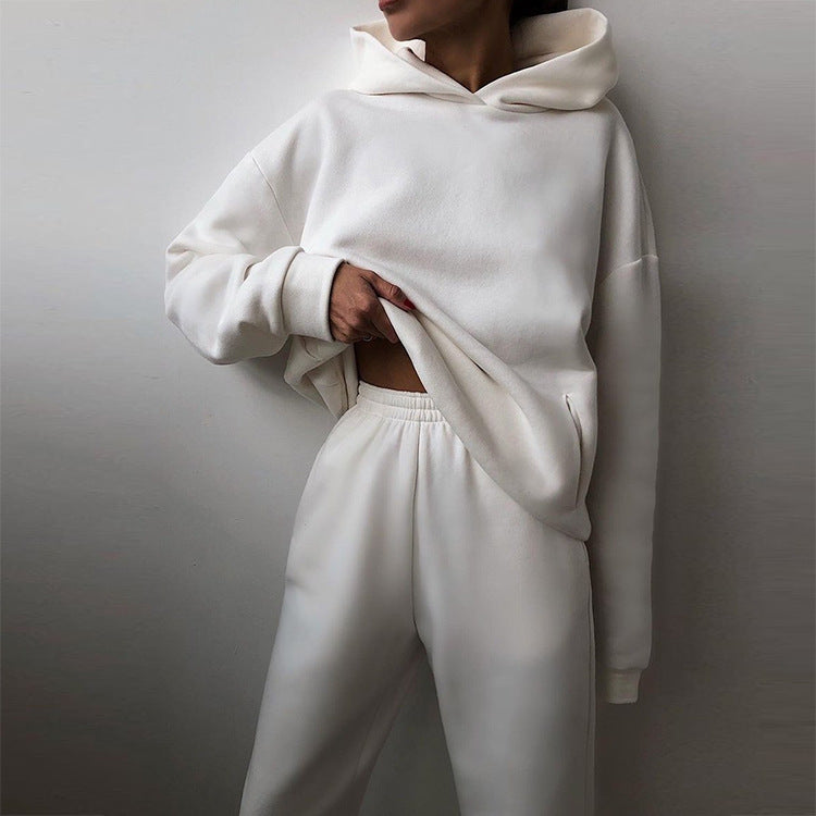 Damen Cozy Oversized Hoodie und Jogginganzug Set Drune