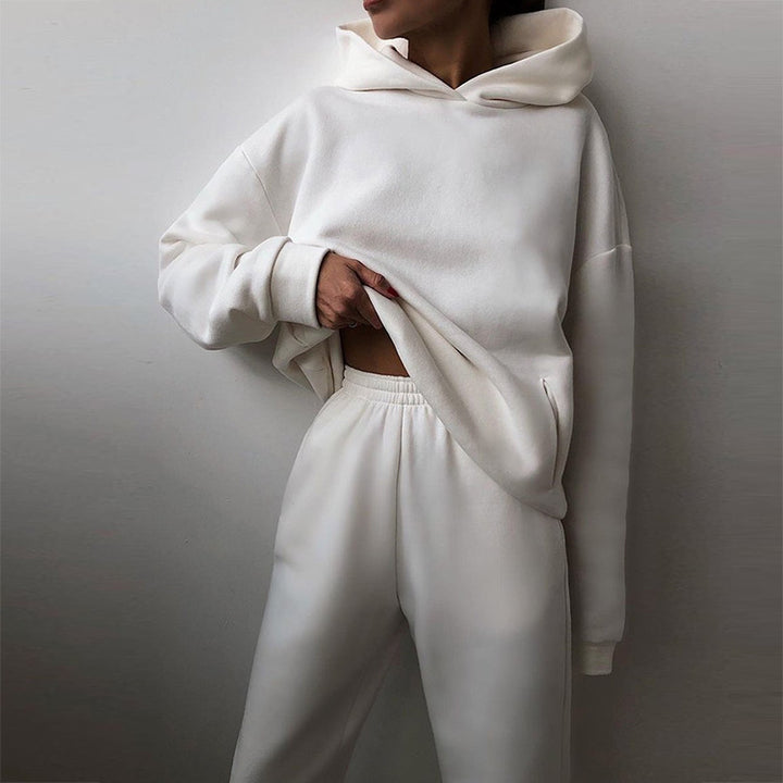 Damen Cozy Oversized Hoodie und Jogginganzug Set Drune