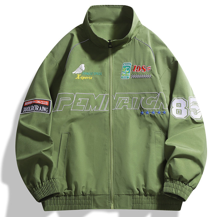 Herren Freizeitjacke mit hohem Kragen Drune