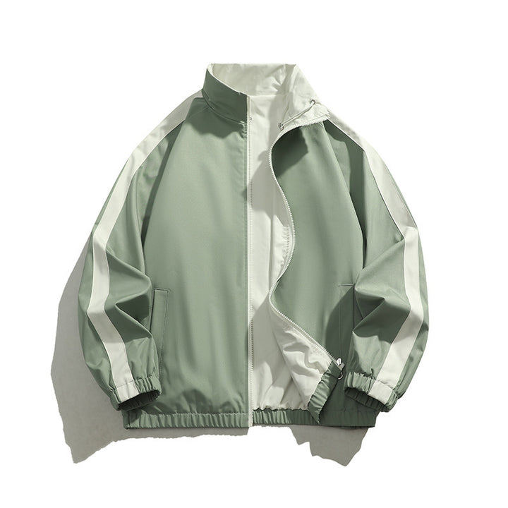 Herren Sportliche Übergangsjacke mit hohem Kragen Drune