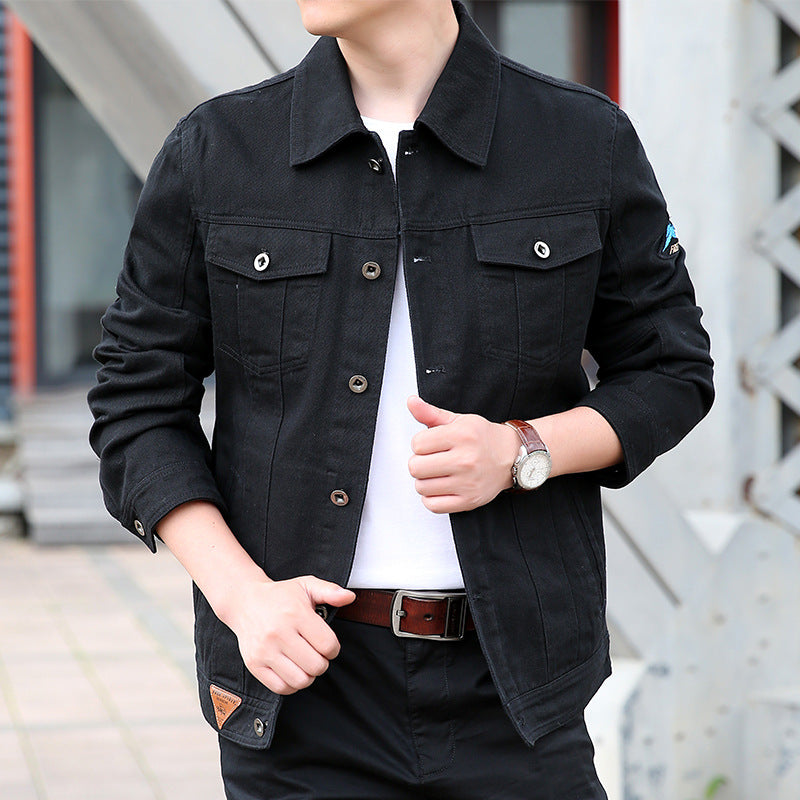 Herren Modische Jeanjacke Drune
