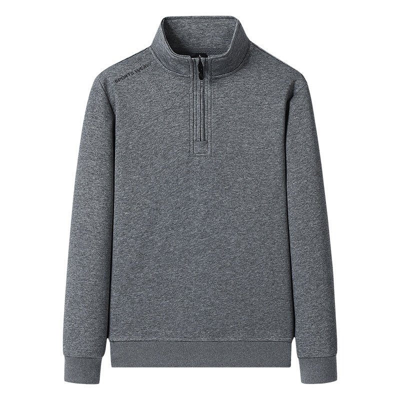 Herren Sportlicher Stehkragen Pullover Drune
