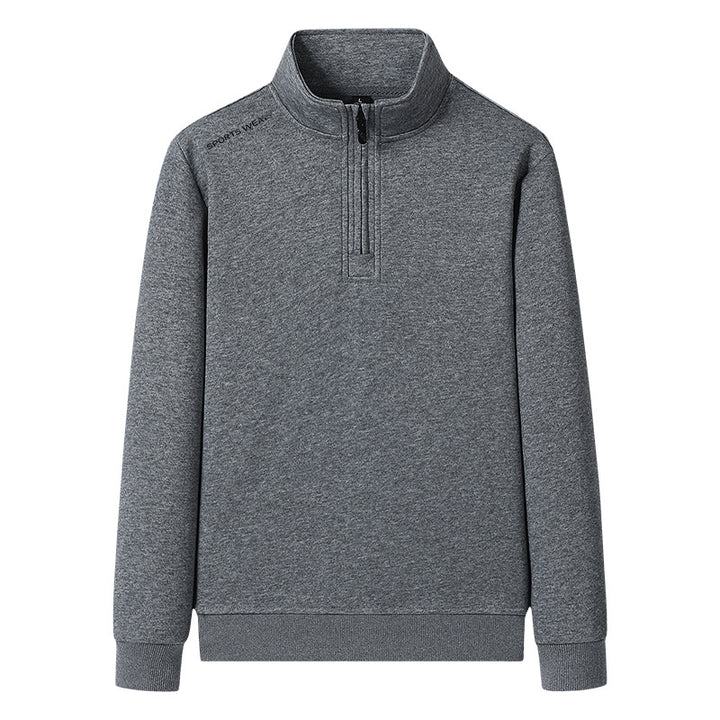 Herren Sportlicher Stehkragen Pullover Drune