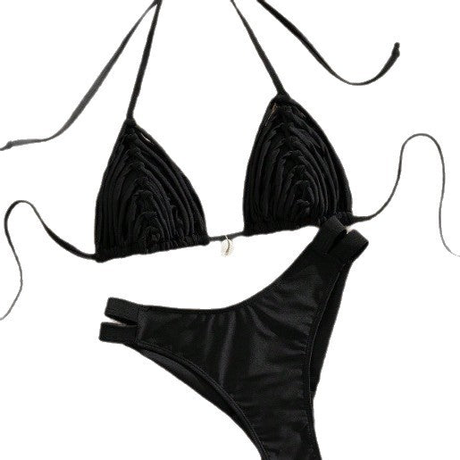 Damen Triangel-Bikini mit lässigem Raffungselement Drune