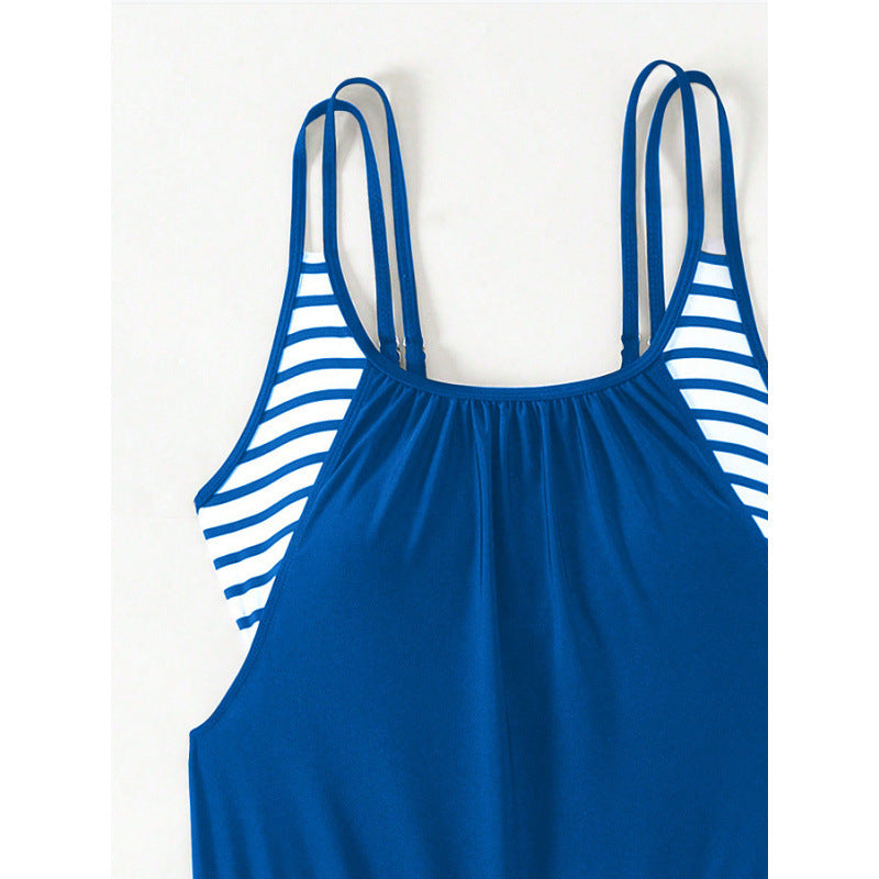 Damen Tankini-Set mit sportlichem Oberteil und hohen Beinausschnitten Drune