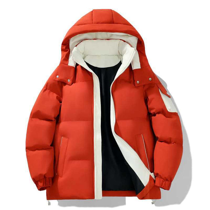 Damen Wärmende gesteppte Daunenjacke mit Kapuze Drune