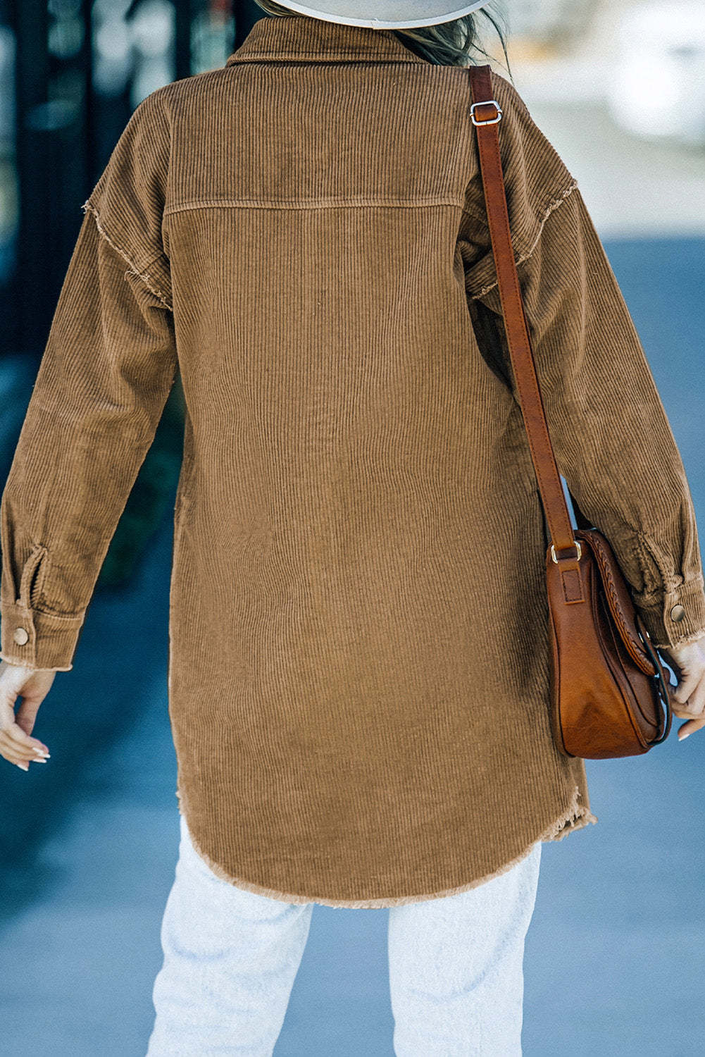 Drune | Button Übergröße mittel Länge Hemdjacke