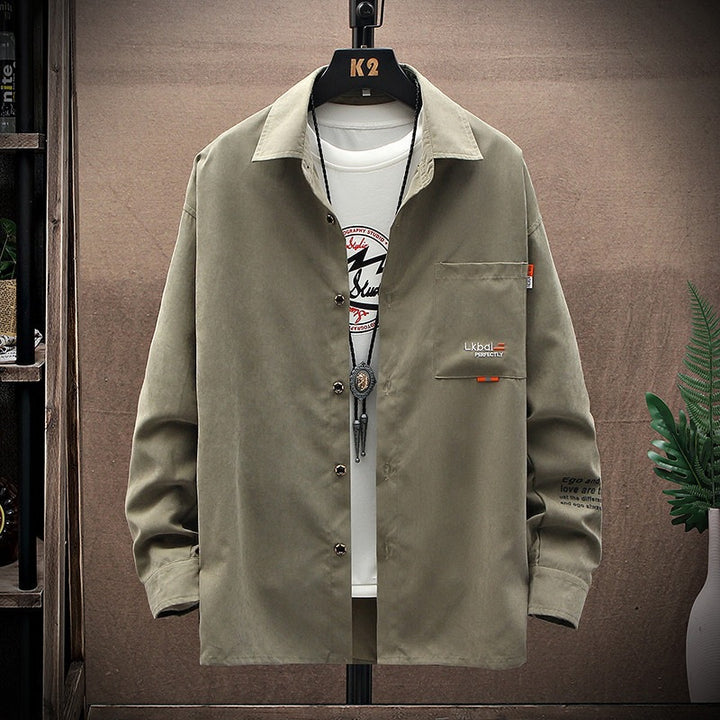 Herren Modische und vielseitige Arbeitsjacke Drune