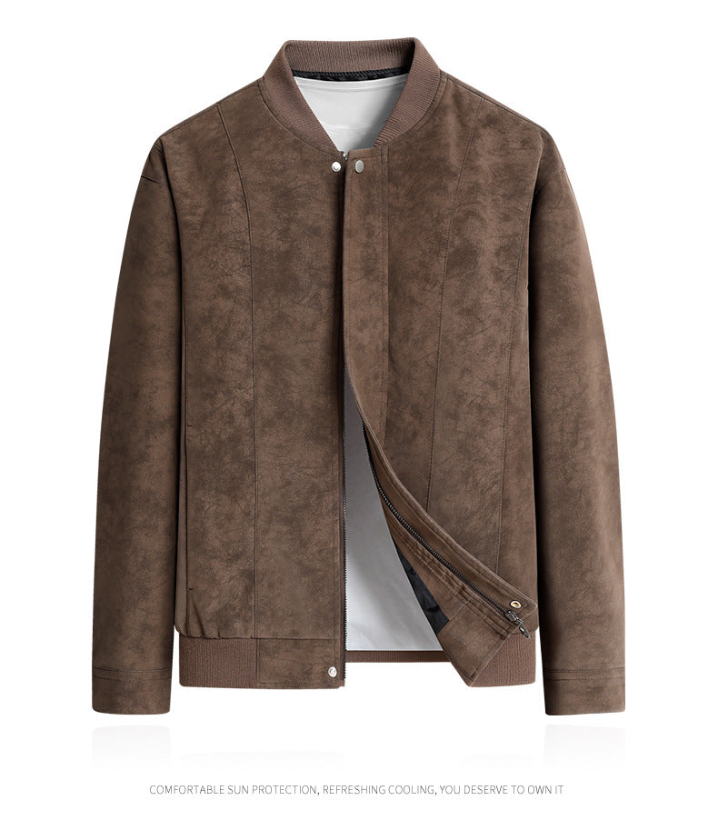 Herren Modische Softshelljacke mit hohem Kragen Drune