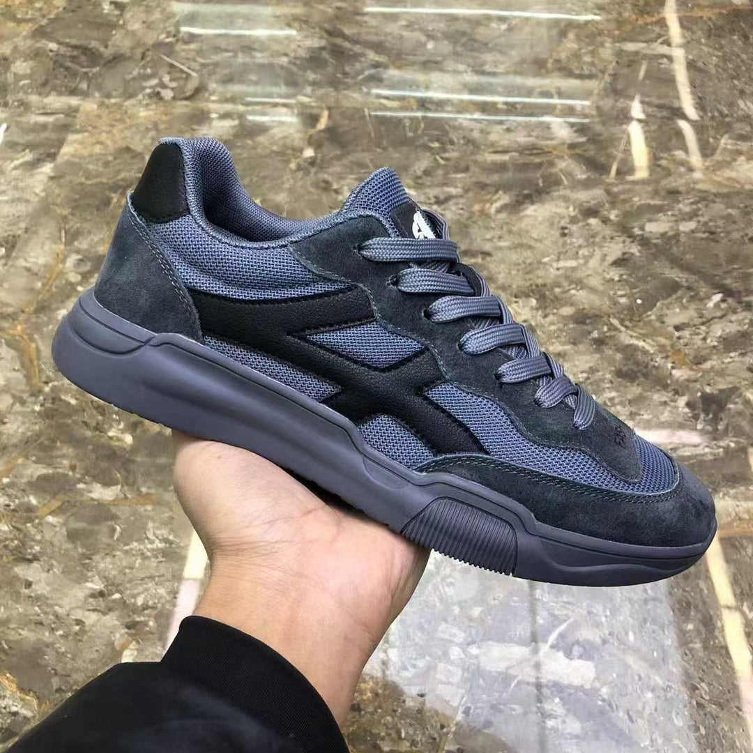 Herren Urbaner Casual-Sneaker aus Wildleder- und Mesh-Mix mit ergonomischer dämpfender Sohle Drune