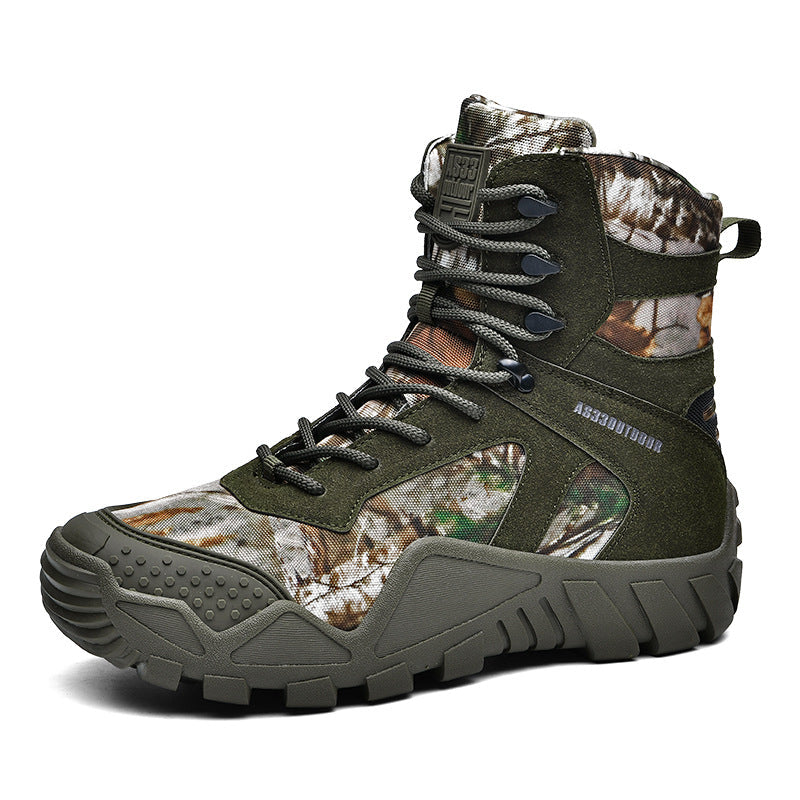 Herren Tactical Boots mit verstärktem Knöchelschutz und rutschfester Sohle Drune