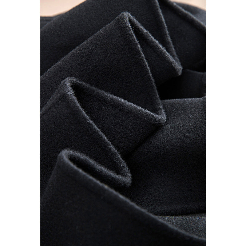Damen Modische Blazerjacke mit peplum Schnitt Drune