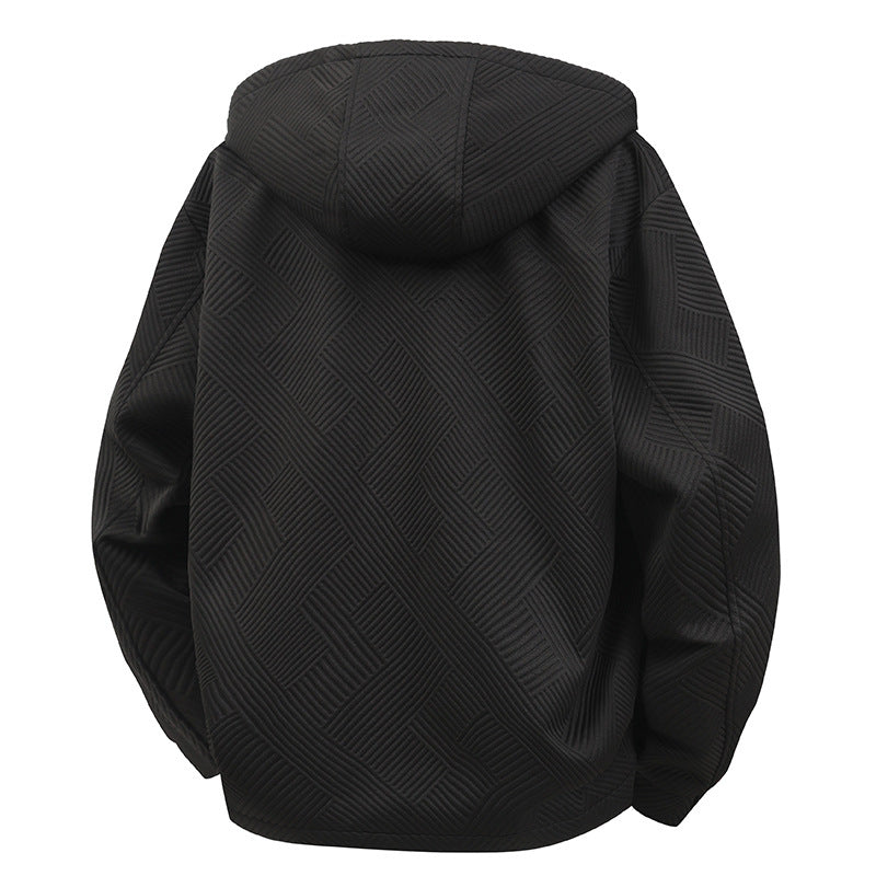 Herren Modische und funktionale Jacke mit Kapuze Drune