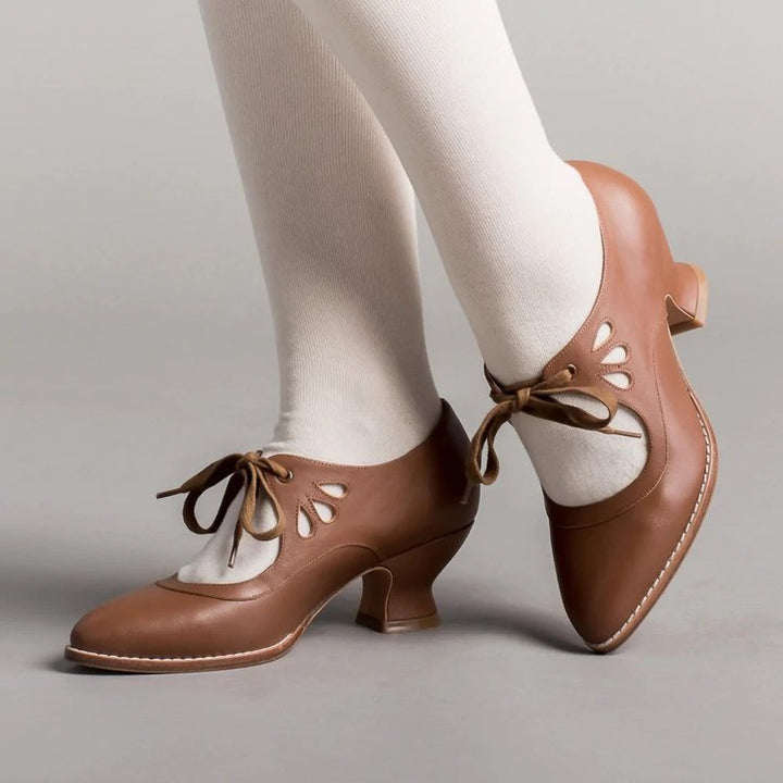 Damen elegante Tanzschuhe mit modischem Schnür-Design Drune