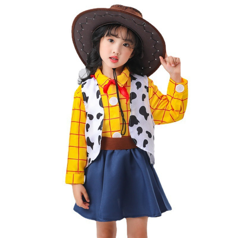 Mädchen Cowboy Kostüm Drune