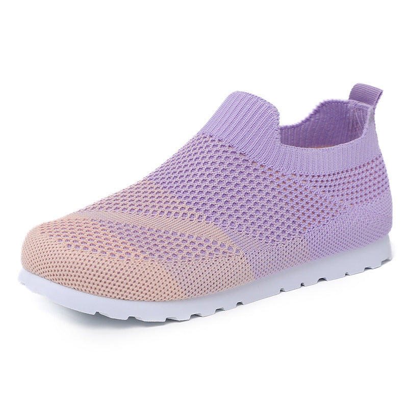Damen Atmungsaktive Slip-On Sneakers mit elastischer Netzstruktur Drune