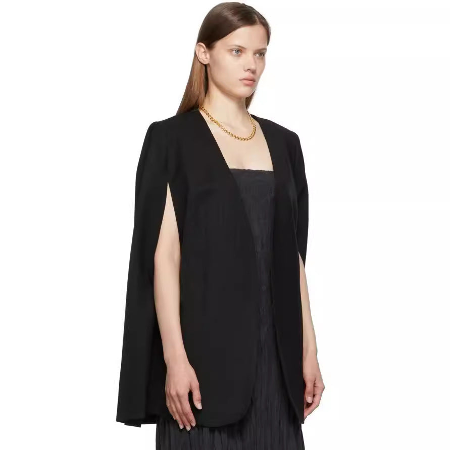 Damen Cape-Blazer mit offenem Fall und seitlichen Arm-Schlitzen Drune