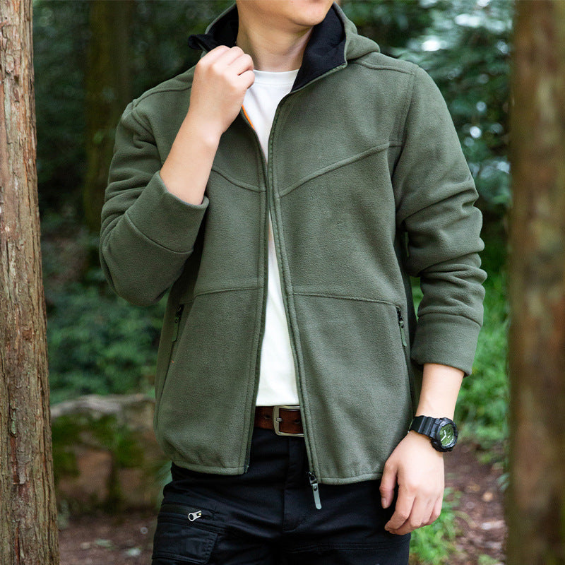 Herren Fleecejacke mit praktischen Taschen Drune