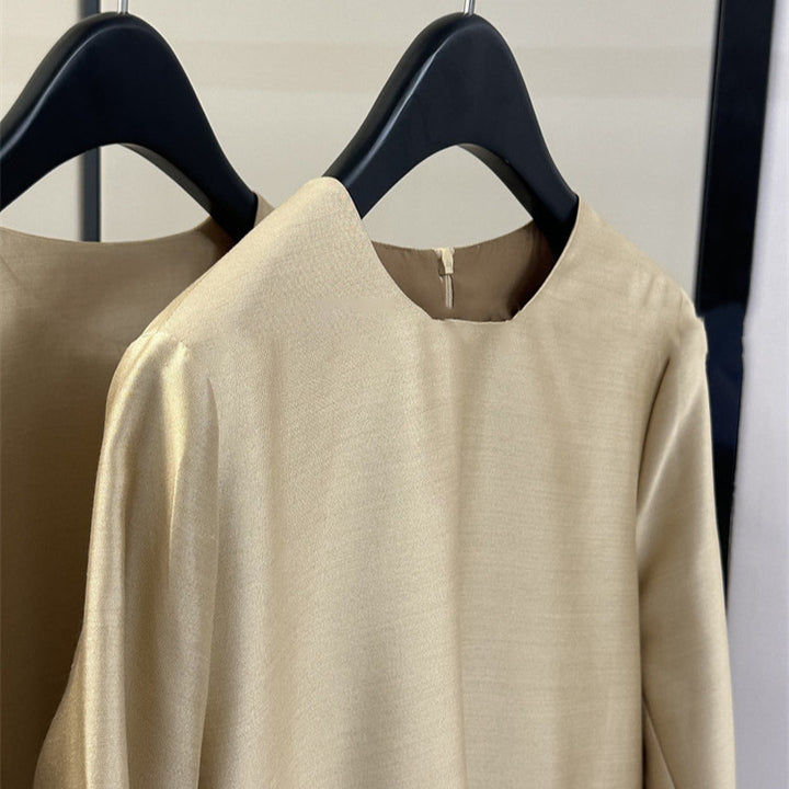 Damen Elegante und luftige Bluse mit Struktur Drune