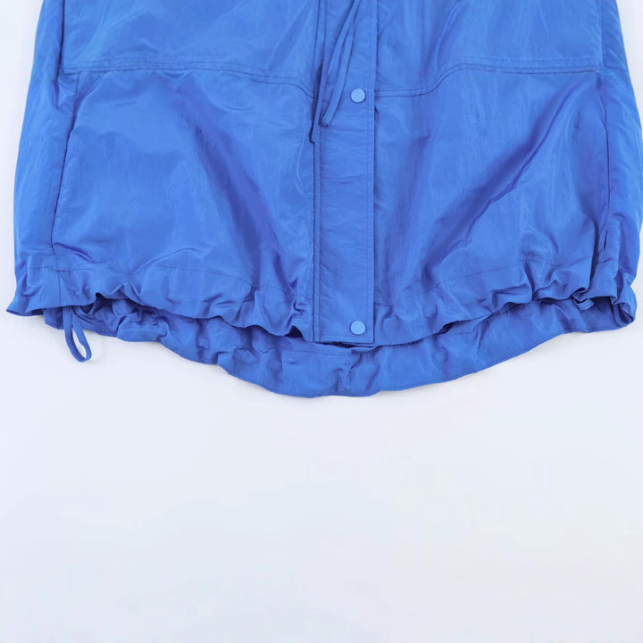 Damen Leichte Windbreakerjacke mit hohem Stehkragen, Tunnelzugsaum und Raglanärmeln Drune