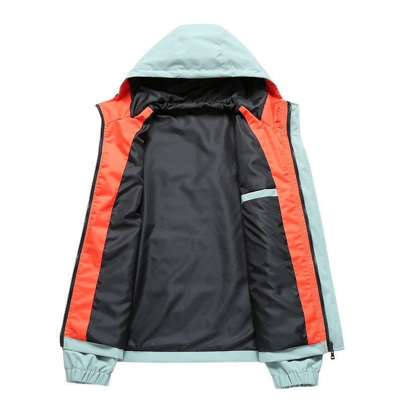 Herren Funktionale Übergangsjacke mit Kapuze Drune