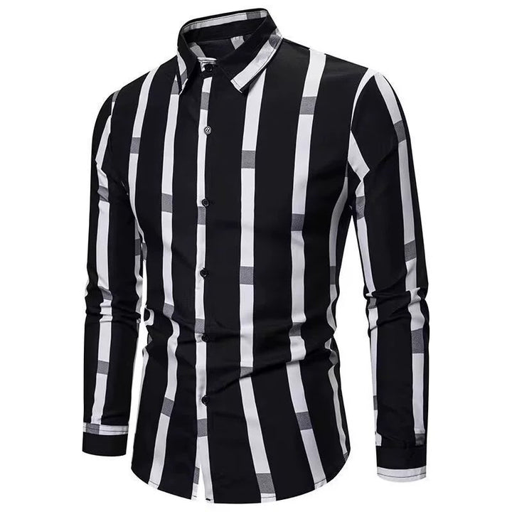 Herren Langarmhemd Drune