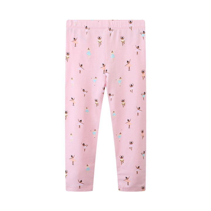 Mädchen Leggings mit bezauberndem Ballett-Motiv Drune
