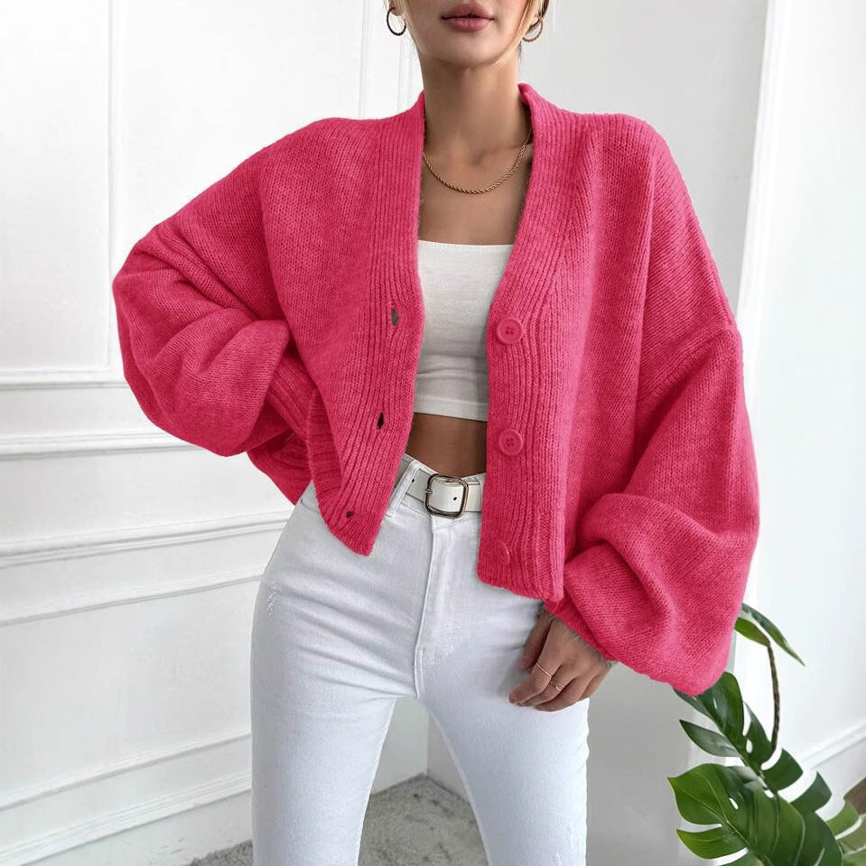 Damen lässige Strickjacke Drune