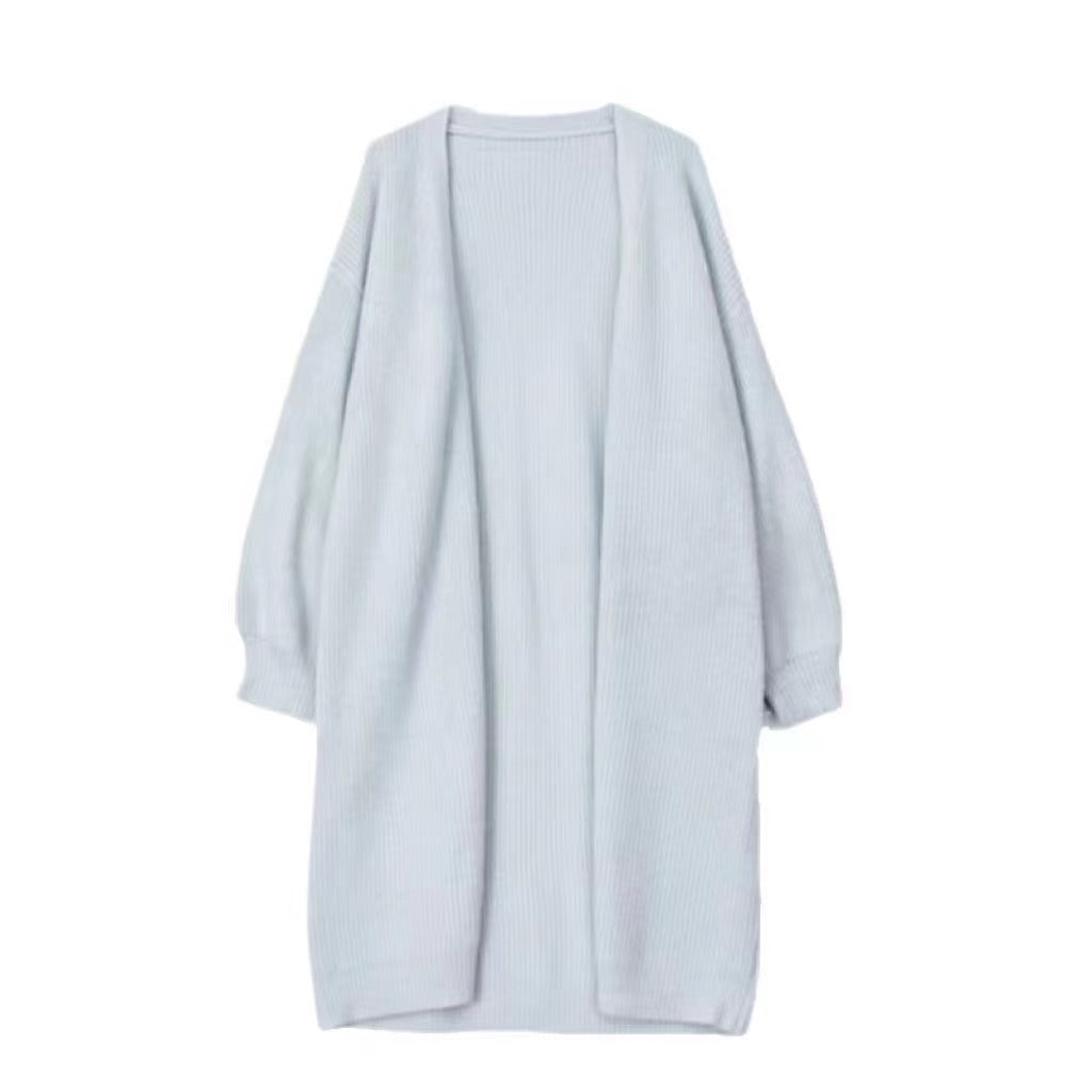 Damen Weit geschnittene Strickjacke mit großzügigem Revers Drune