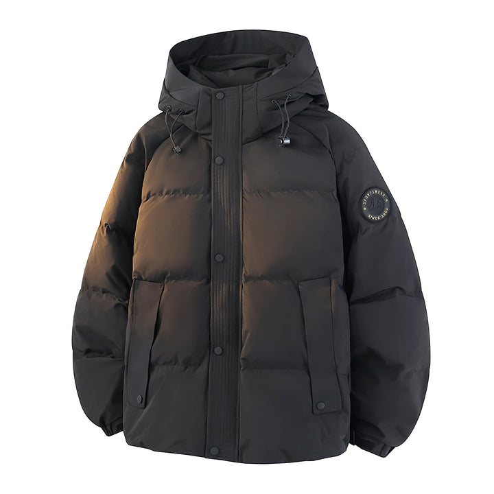Damen Warm gefütterte Steppjacke mit hohem Kragen Drune