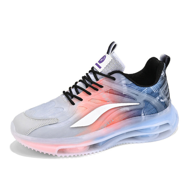 Unisex leichte Luftkissen-Sneaker mit transparentem Gradient-Obermaterial und sichtbarer Luftkammer Drune