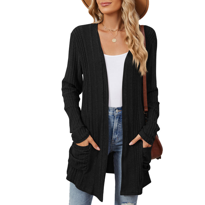 Damen lässiger Strickcardigan Drune