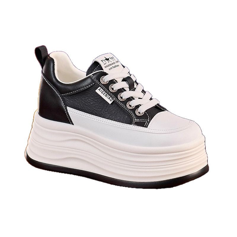 Damen Plateau Sneakers Drune