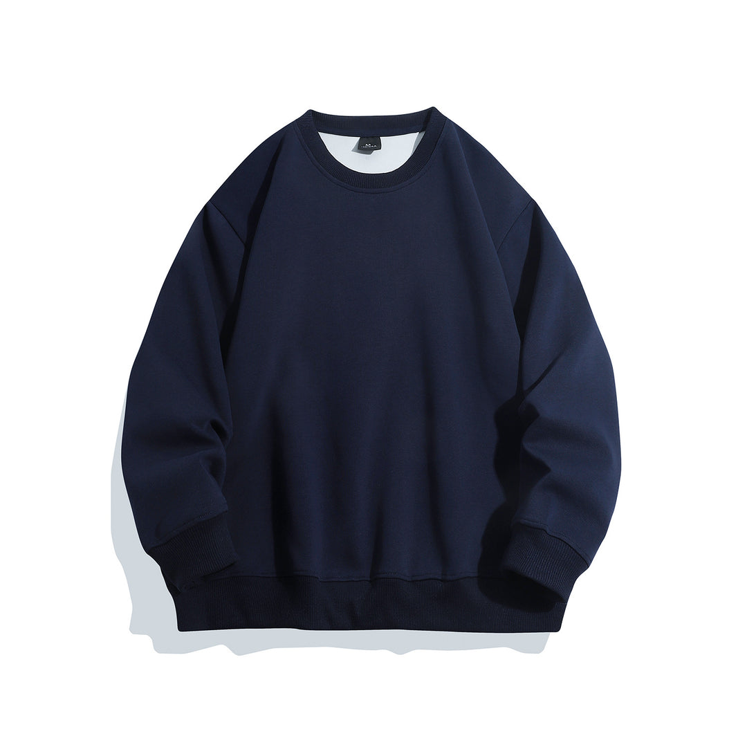 Herren Oversize Rundhals‑Sweatshirt mit tiefem Sitz, Raglanärmeln und gerippten Bündchen Drune