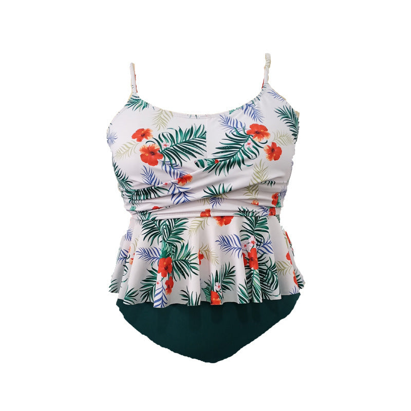 Damen Tankini mit Rüschendesign und figurschmeichelndem Oberteil Drune