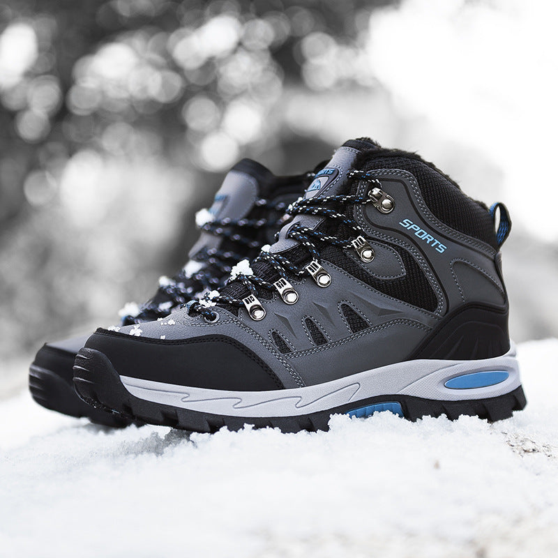 Damen Gefütterte wasserdichte Trekkingstiefelette mit Thermofutter und griffiger Profilsohle Drune