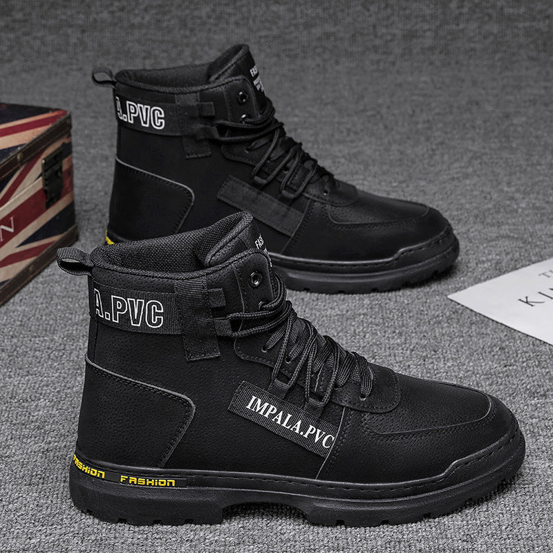Damen modische Schnürstiefel mit robustem Profil Drune