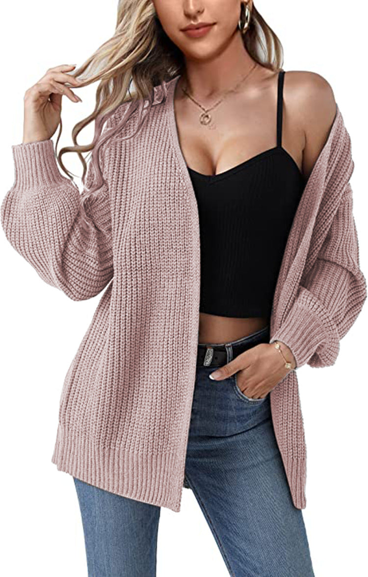 Damen Strickcardigan mit lässiger Oversized-Passform Drune