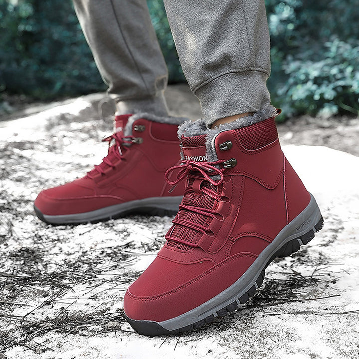 Herren isolierte wasserdichte Wanderschuhe mit verbesserter Traktion Drune