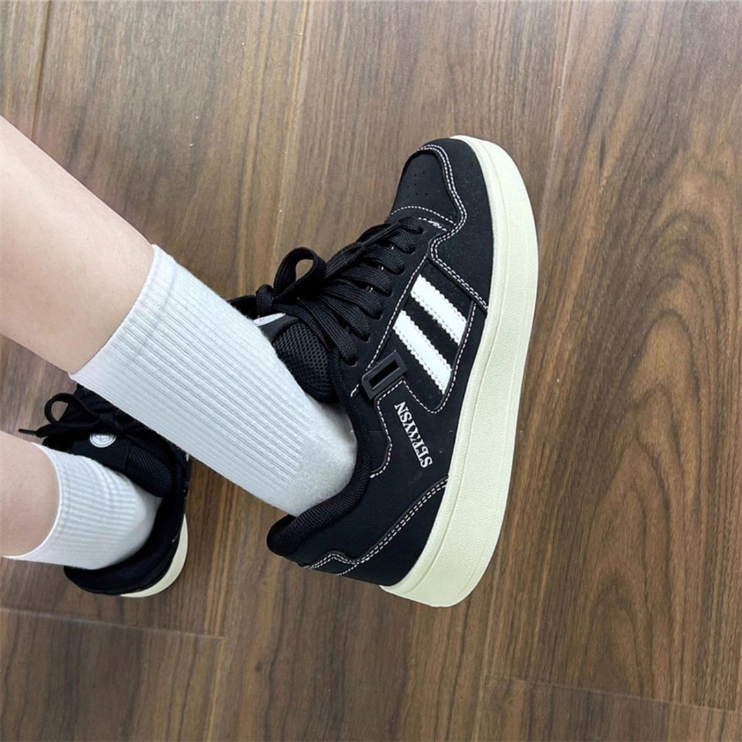 Damen Sneakers im urbanen Retro-Stil mit gepolsterter Innensohle und rutschfester Laufsohle Drune