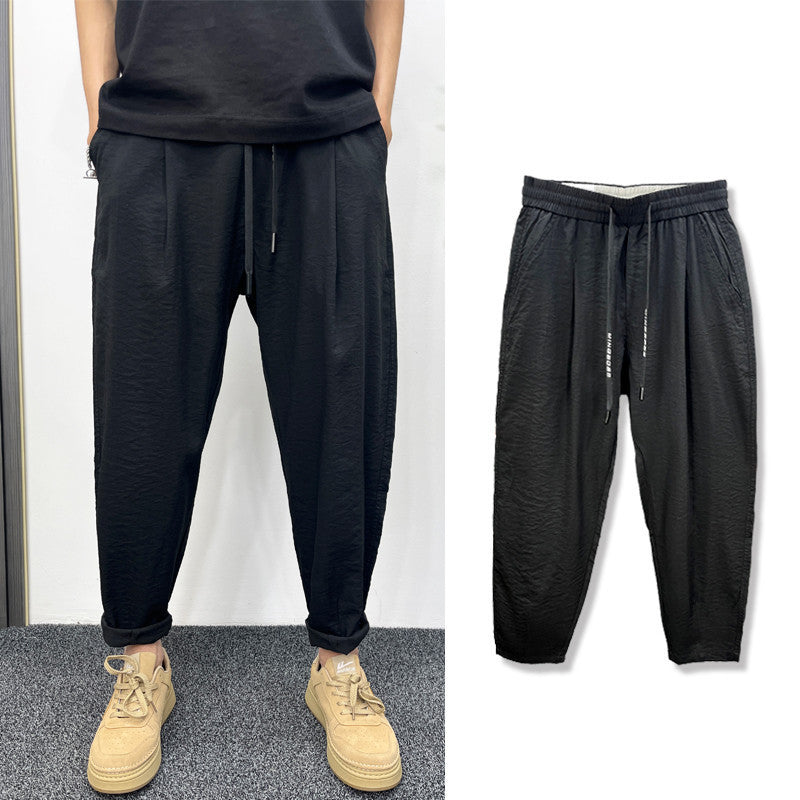 Herren Bequeme Freizeithose mit elastischem Bund Drune