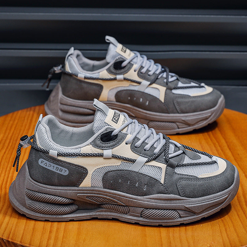 Damen Sportliche Sneakers mit luftdurchlässigem Mesh-Obermaterial und dämpfender Sohle Drune