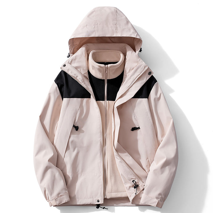 Herren Technische Windjacke mit abnehmbarer Kapuze Drune