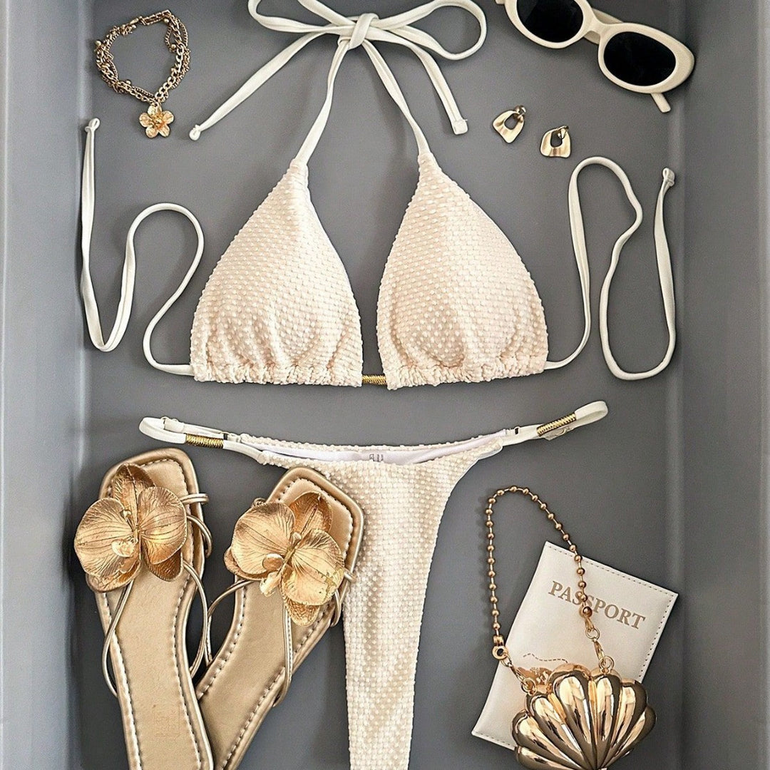 Damen Triangel-Bikini mit innovativem Strukturdesign Drune