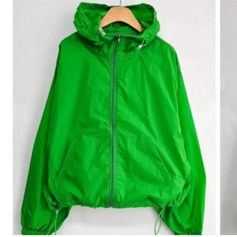 Damen praktische winddichte Übergangsjacke Drune